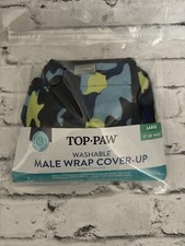 Top Paw Washable Male Wrap Cover Up Dog NWT Size Large