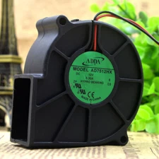 1pc 2-wire Turbo Blower Cooling Fan AD7512HX 7.5CM 7530 12V 0.3A