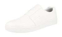 Prada Leder Downtown Slip-On Sneaker - 4D2870 - Weiss - Neu - 9,5 43,5