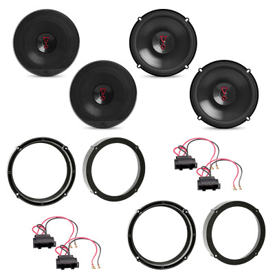 JBL Stage3 627 Lautsprecher Einbauset für Golf 6 7 Polo 6R Amarok vorne hinten