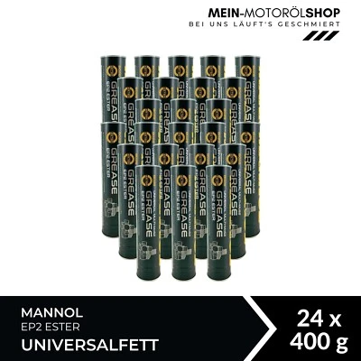 Grasa universal Mannol 8028 Multi-MoS2 EP2 éster grasa universal 24x400 gramos
