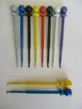 (1x) E-Z Hook Mini XL Extra Long Test Connector COLORS XL1 Clip Grabber 5" Long
