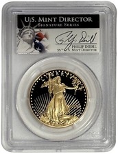 1994 W Diehl Signed $50 Proof Gold Eagle 1 oz Coin PCGS PR 69 DCAM 3061.38 per troy oz