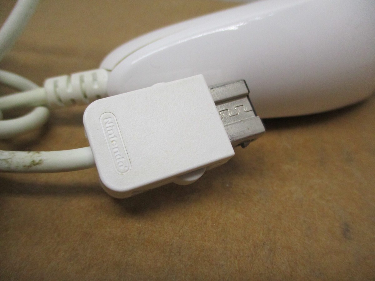 Official Nintendo Brand wii nunchuck controller Num Chuck White | eBay