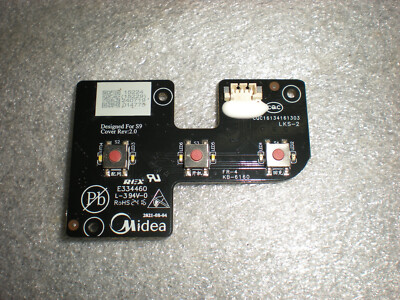 Eureka E20 Plus Robot Vacuum NERE20PLUSBK ON/OFF Power/Dock/Spot Button Board