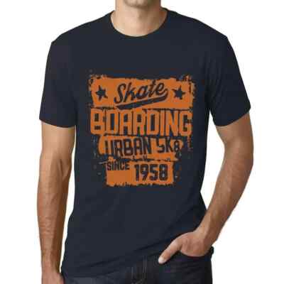 Herren Grafik T-Shirt Urbanes Skateboard seit 1958   Urban Skateboard Since 1958