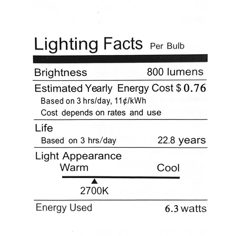 4-PK LIFEBULB Nostalgic Appeal with a Modern Twist 800LM BULB - Image 2 of 2