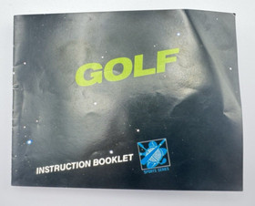 Golf (Nintendo, 1985) w/ Manual, Box & Sleeve 5-Screw (Damaged Box) Free Shippin