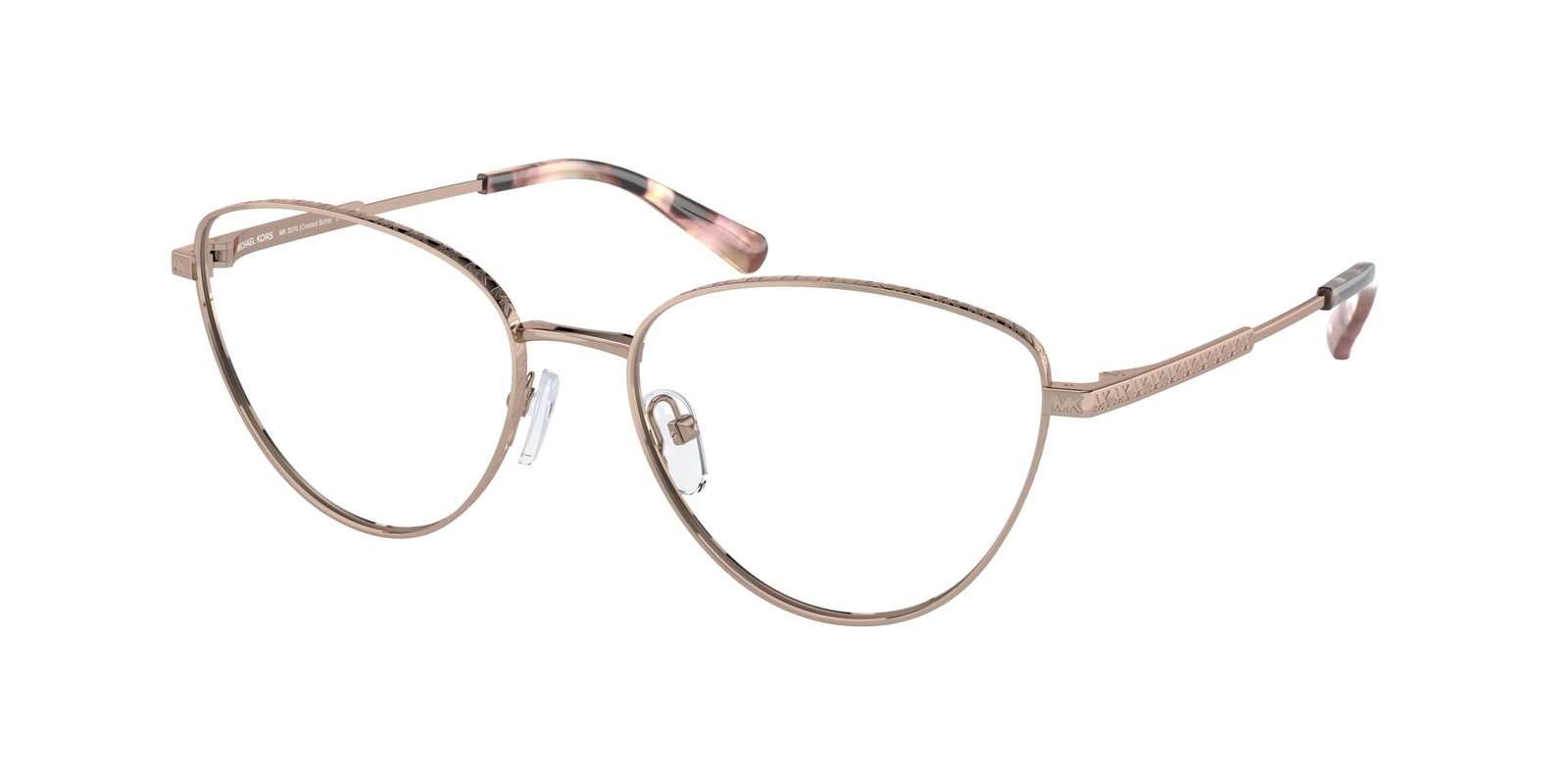 Женская оправа Michael Kors с хохлаткой, 55 мм, золотая оптика MK3070-1110-55
