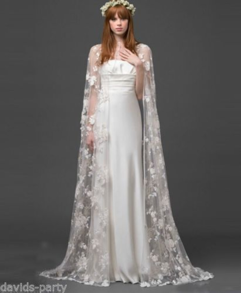 Wedding Dress Lace Overlay Jacket