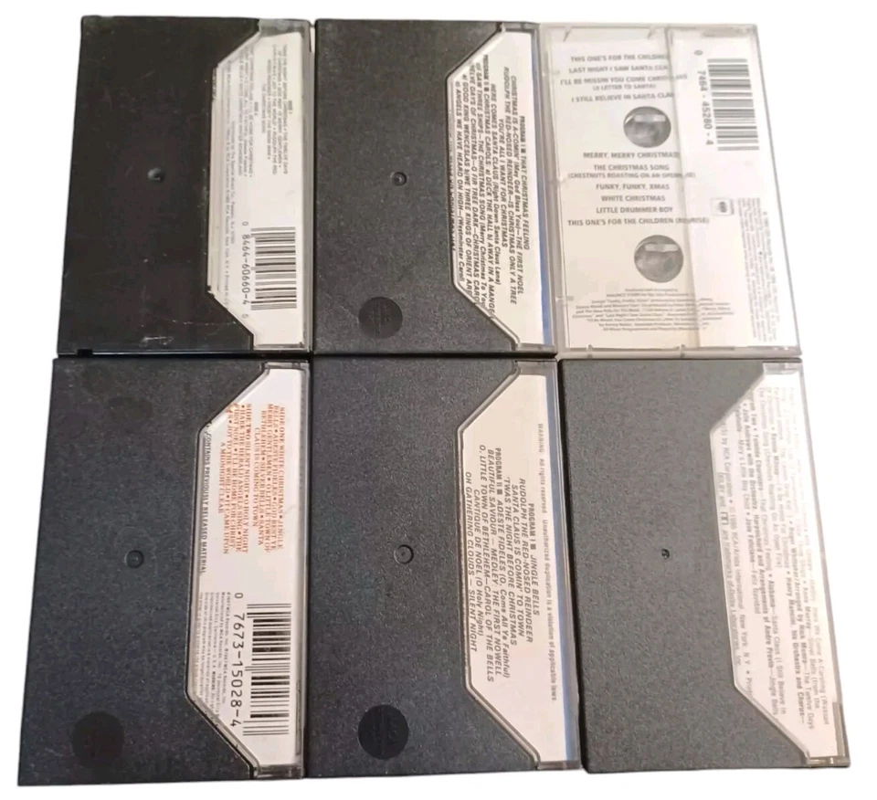 Instant Christmas Party Cassette Lot of 36 Oak Ridge Boys Bing Crosby NKOTB Foto 3 de 4