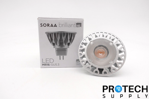 Soraa Brilliant MR16 / LED GU5.3 3000K 36° / SM16-07-36D-830-H1 NEW w/ WARRANTY