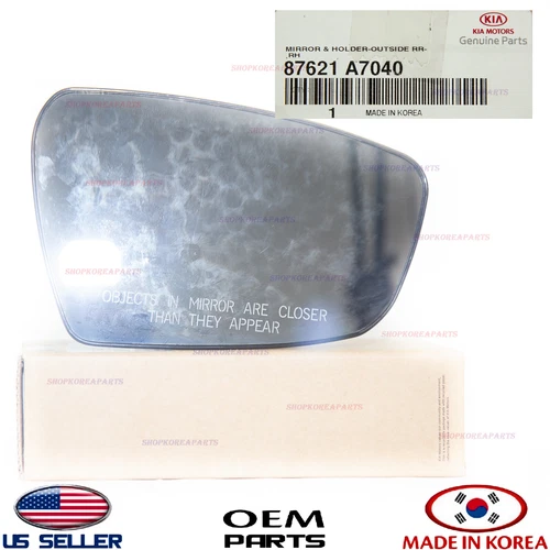 Genuine Outside Mirror Glass Heated RIGHT Passenger Side OEM KIA FORTE 2014-2018