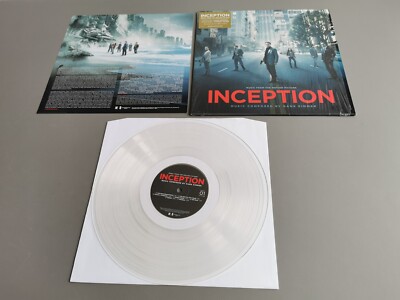INCEPTION Soundtrack first press OST lim 1000 clear Vinyl LP DI CAPRIO H. ZIMMER