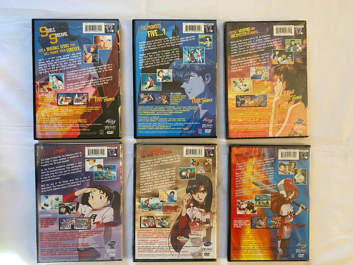 Princess Nine Complete TV Series Vol 1-6 New & Used DVD Set