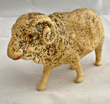 Vintage Celluloid Curly Horn Ram Sheep Toy 3 1/8"H x 5.5"L x 1.75"W 240
