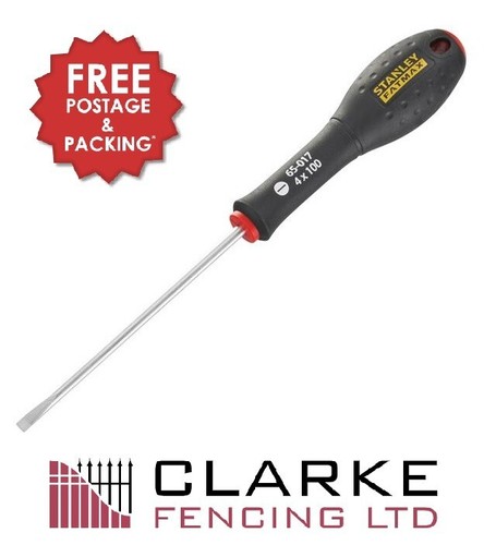 FatMax STA065017 Parallel Slotted Screwdriver 4.0mm x 100mm FREE Delivery!!! - 第 1/1 張圖片