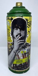 The Postman Art - Dave Grohl/Foo Fighters/Nirvana Spray Paint Can - (Street Art)