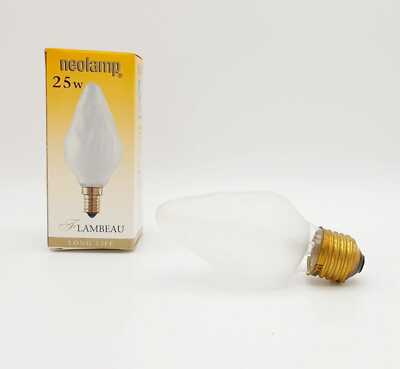 Neolamp FLAMBEAU Exklusive Fackel Kerze Glühbirne 25W E27 satiniert, frosted