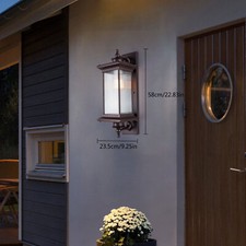 Front Porch Outdoor Wall Lantern Light Fixture Exterior Lighting Wall Mount Lamp