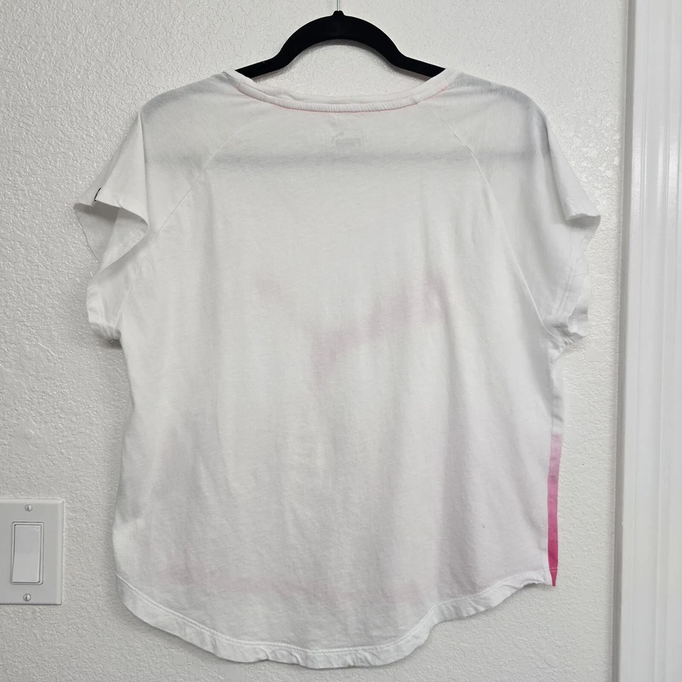 Camiseta PUMA Mujer DryCELL Ajuste Relajado Elevado Capa Talla M Foto 2 de 4