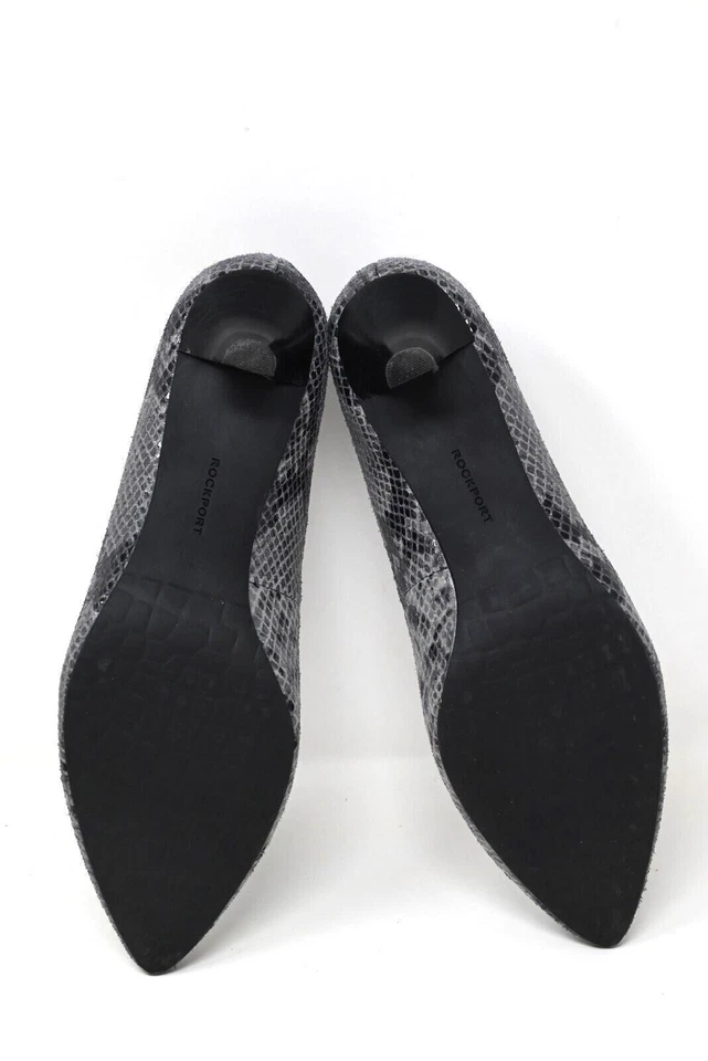 Rockport Lilah Pump Mármol Pitón Mujer’s Piel de Serpiente Tacón 38/7.5 K58826 Foto 3 de 4