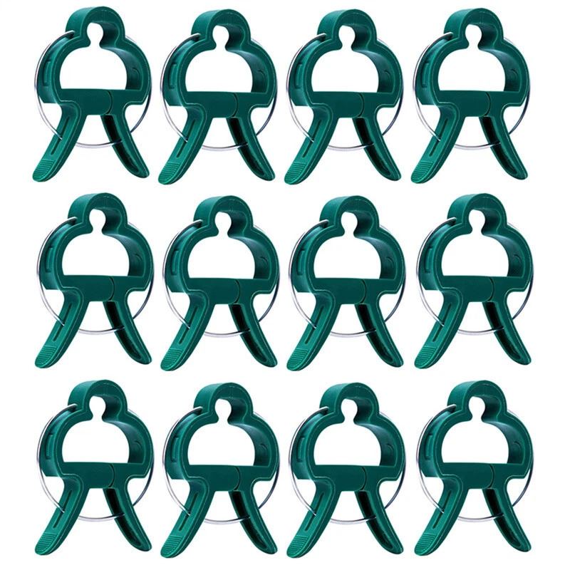 CLIPS GRANDES PARA PLANTAS Y JARDINES 100 PIEZAS Soporte Tomate Vegetal Enrejado Cordel Corbatas Foto 4 de 4