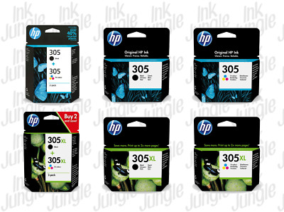 HP 305 305XL Black Colour Ink Cartridge 