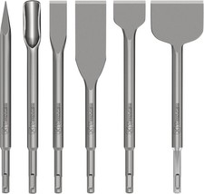 TOOVEM 6pcs SDS Plus Chisel Kit for Rotary Ha...