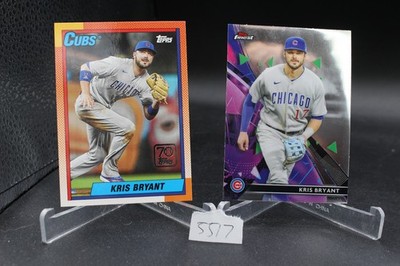2021 Topps 70 Years of Topps Baseball Kris Bryant #70YT-40 & Finest #34