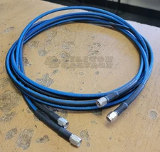 Lot 2 Huber Suhner Enviroflex RF Microwave Cable SMA 18GHz 72"