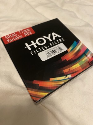 HOYA 77mm Solas Variable Neutral Density Filter, New