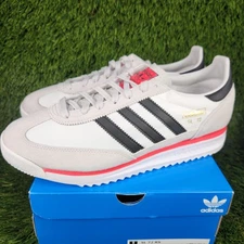 Adidas SL 72 RS Mens White Black Red Sneaker Leather Accents Originals JS0746