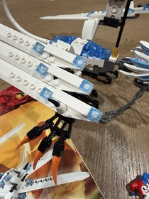 🔥Lego Ninjago Ice Dragon Attack 2260 Dragon LEGO Incomplete w/ Instructions Box