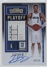 2020 Panini Contenders Rookie Variation Playoff Ticket 84/99 Tyler Bey Auto 00ht