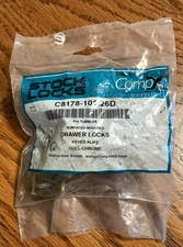 CompX National Cabinet Lock C8178-101-26D Drawer Locks w/ 2 Keys
