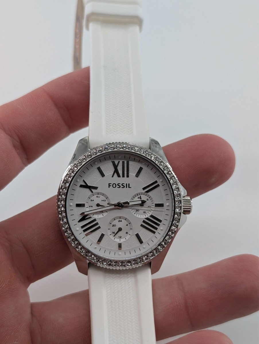 Fossil Cecile Silver Tone 42mm Women