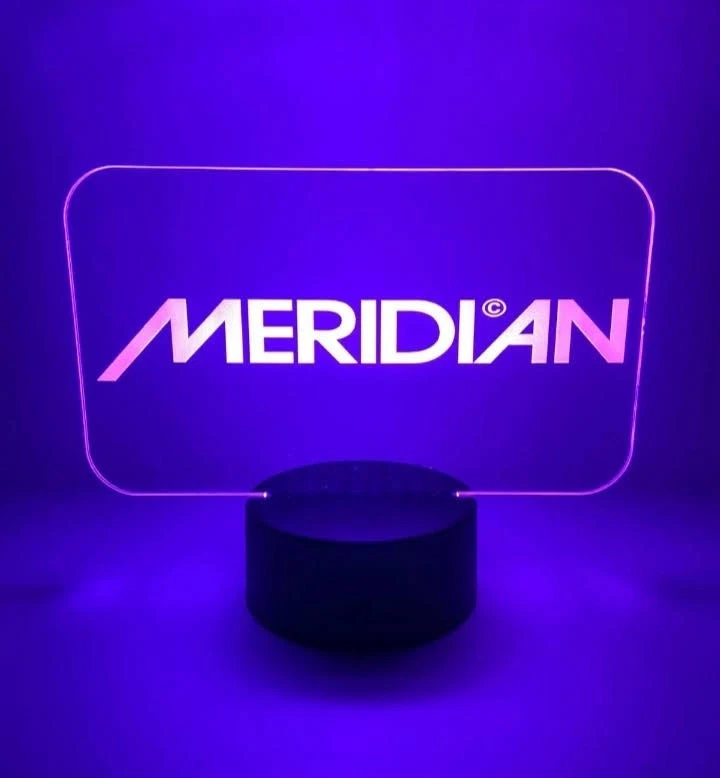 MERIDIAN Ledlight Logo Lampada Hifi Amplificatore  No Marantz Klipsch Technics  - Immagine 4 di 4