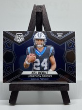 Jonathon Brooks RC 2024 Panini Mosaic NFL  Debut No. 267 Carolina Panthers