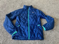 Patagonia Kids Quilted Puffer Jacket Blue Size XL 14 Nano. I