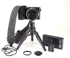 Sony A6000 Camera & 16-50mm Zoom Lens Kit Battery & Dual USB Charger 6,750 Shots