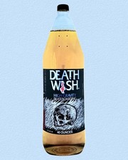 RARE Deathwish Crooked I 40 oz Beer Bottle Custom Shape 9.0 Skateboard Deck