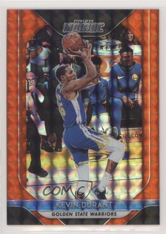 2018-19 Panini Prizm Mosaic Orange 39/99 Kevin Durant #53 d5c