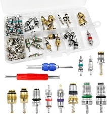 R12 R134a AC Valve Core Repair Tool Assortment 102 Pieces