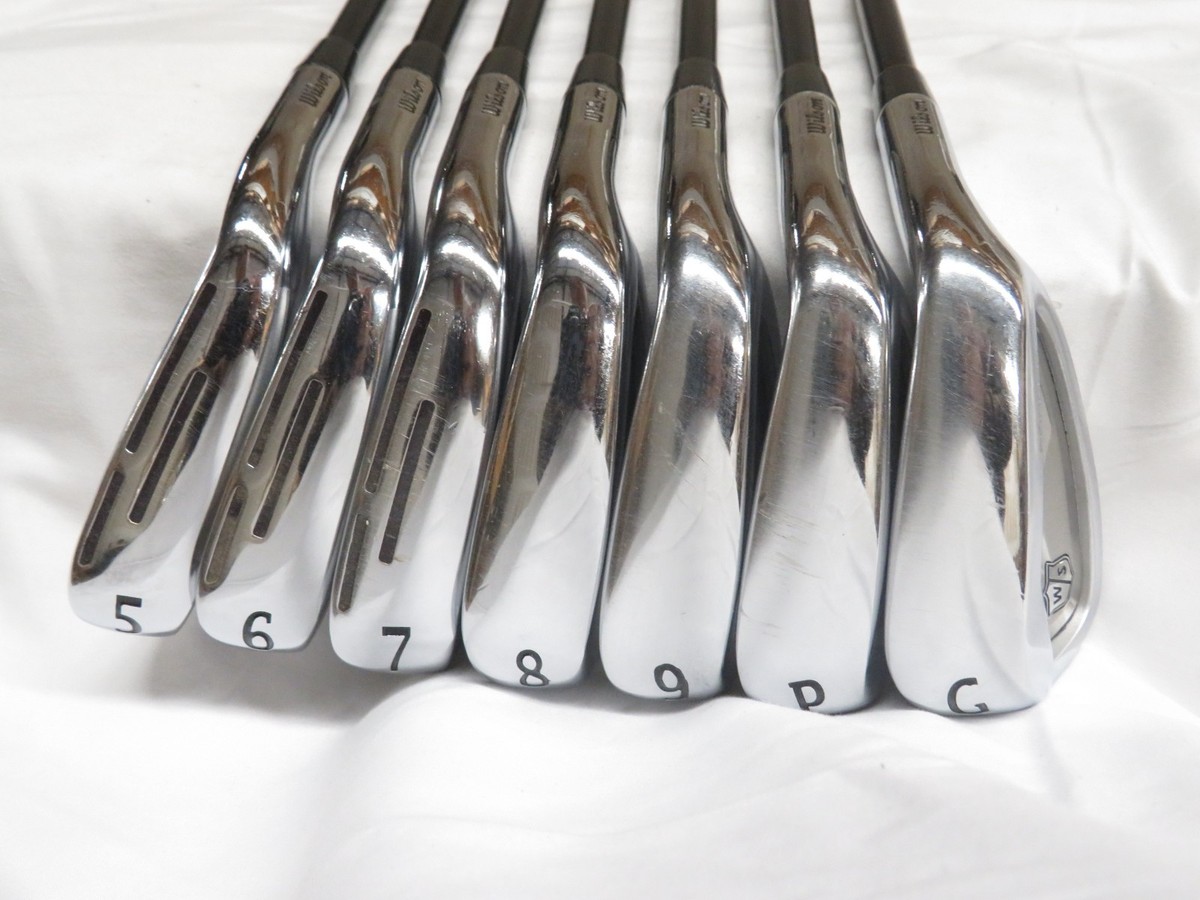 Used Wilson Staff D9 Forged Iron Set 5-PW,GW Project X LZ 5.5