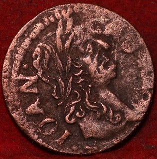 1664 Poland AE Solidus Foreign Coin