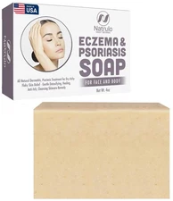Eczema Soap Bar for Face and Body – All Natural 4 Ounce (Pack of 1) 