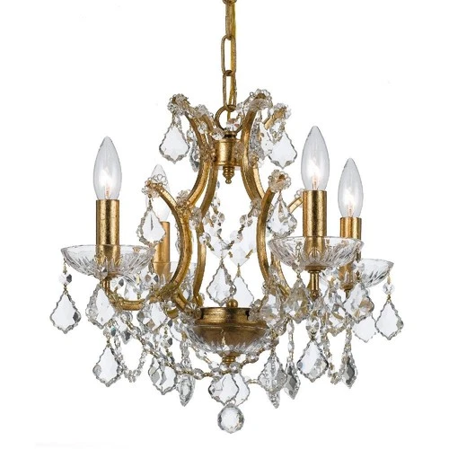 Crystorama Lighting - Four Light Mini Chandelier - Mini Chandelier - Filmore - - Picture 2 of 4