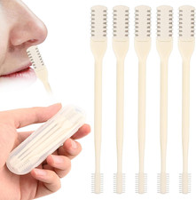 5 Pcs 2-In-1 Nasal Hair Cutter Manual Nose Hair Trimmer for Men 360  Double S...