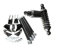 Triangulated 4-link Rear Suspension W200 Pound Coilover Fit 1928-40 Ford Chevy